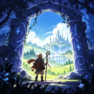 AI-generated illustration inspired by AFK Journey